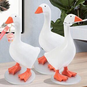 New Magnetic Goose Key Holder Cute Kawaii Home Decor for Room Office Desk